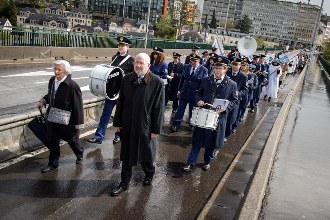 Procession de la Paroisse du Sacré-Coeur avec Fanfare de Hollerich-Gare-Cessange