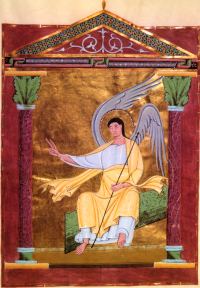 L'ange devant le s�pulcre de J�sus