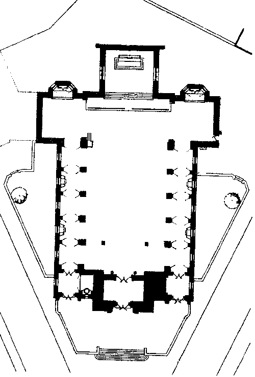 plan de l'église